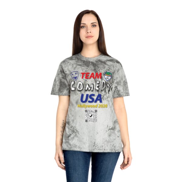 Team Comedy USA Unisex Color Blast T-Shirt - Image 8