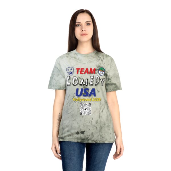 Team Comedy USA Unisex Color Blast T-Shirt - Image 12