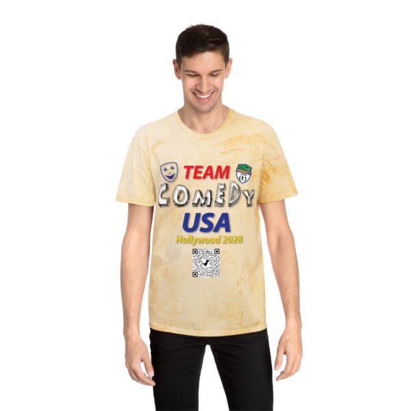 Team Comedy USA Unisex Color Blast T-Shirt - Image 4