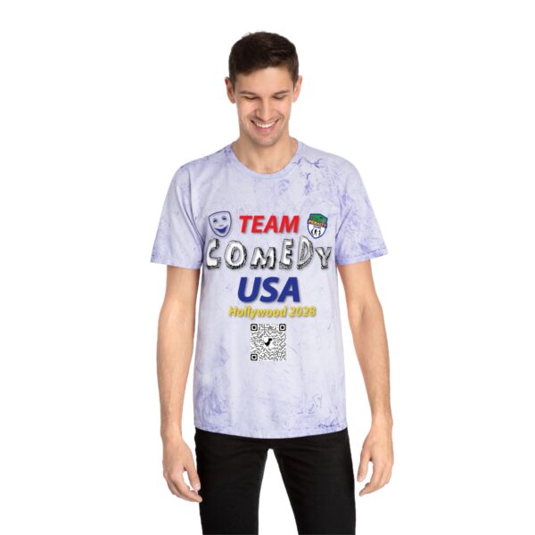 Team Comedy USA Unisex Color Blast T-Shirt - Image 19