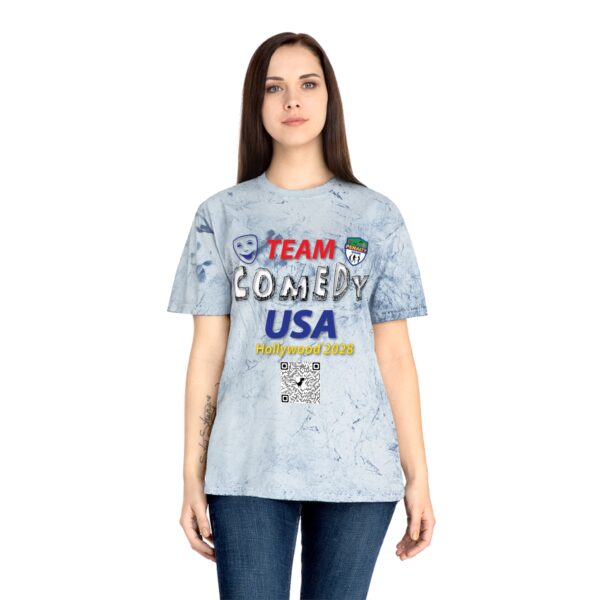 Team Comedy USA Unisex Color Blast T-Shirt - Image 16