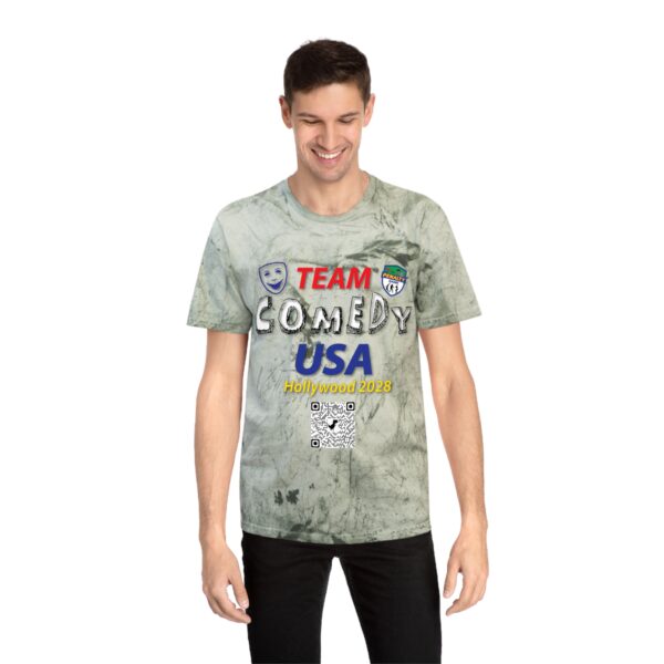 Team Comedy USA Unisex Color Blast T-Shirt - Image 11