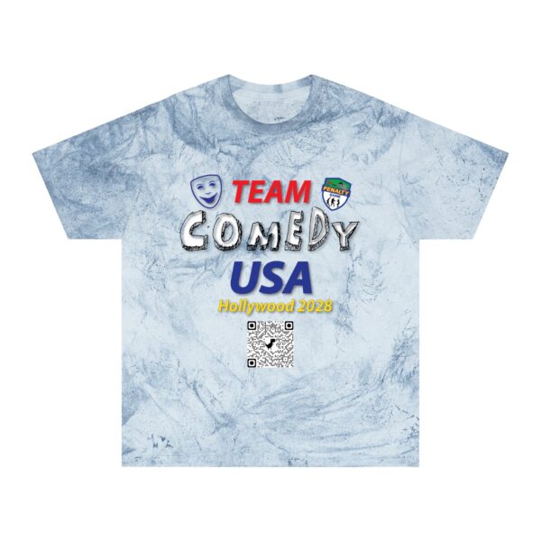 Team Comedy USA Unisex Color Blast T-Shirt - Image 13