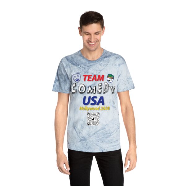 Team Comedy USA Unisex Color Blast T-Shirt - Image 15