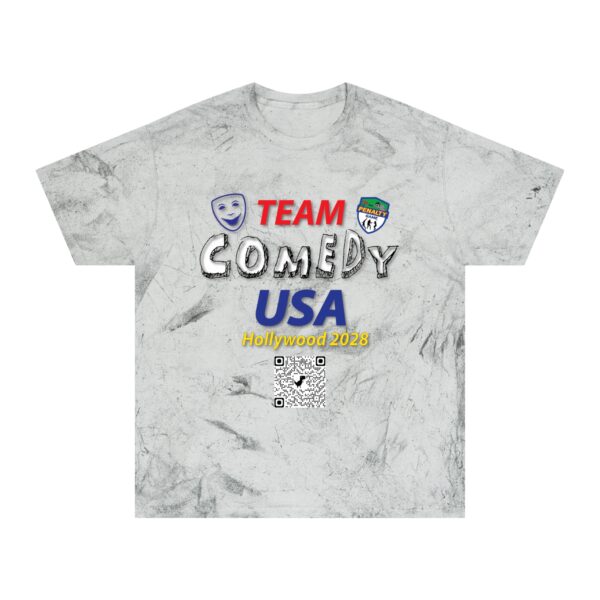 Team Comedy USA Unisex Color Blast T-Shirt - Image 5