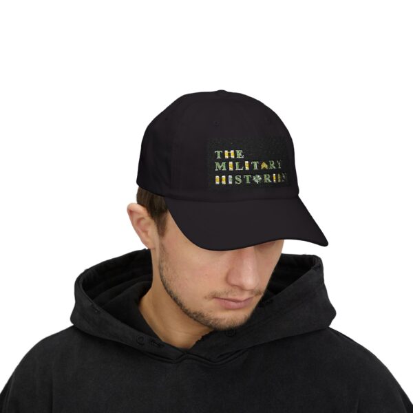 Military Historian Dad Cap - Classic White Cap for History Lovers - Image 3